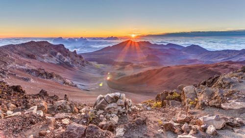 Haleakala Vulkan, Maui, Sunrise Shutterstock 198755873