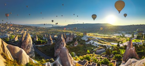 Kappadokien Heißluftballon Shutterstock 364027841