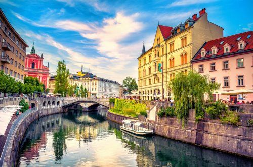 Ljubljana River Canal Shutterstock 643916275