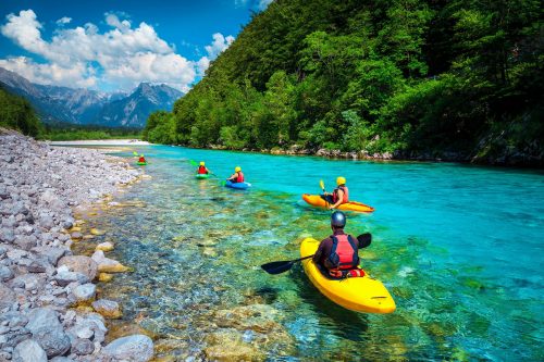 Kayaking Soca River Triglav Nationalpark Shutterstock 1626798694